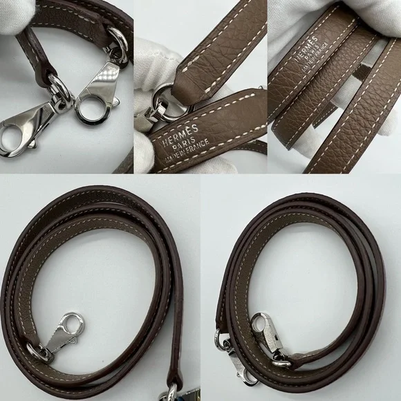 Authentic Hermès Togo Retourne Kelly 35 in Etoupe - Picture 11 of 11